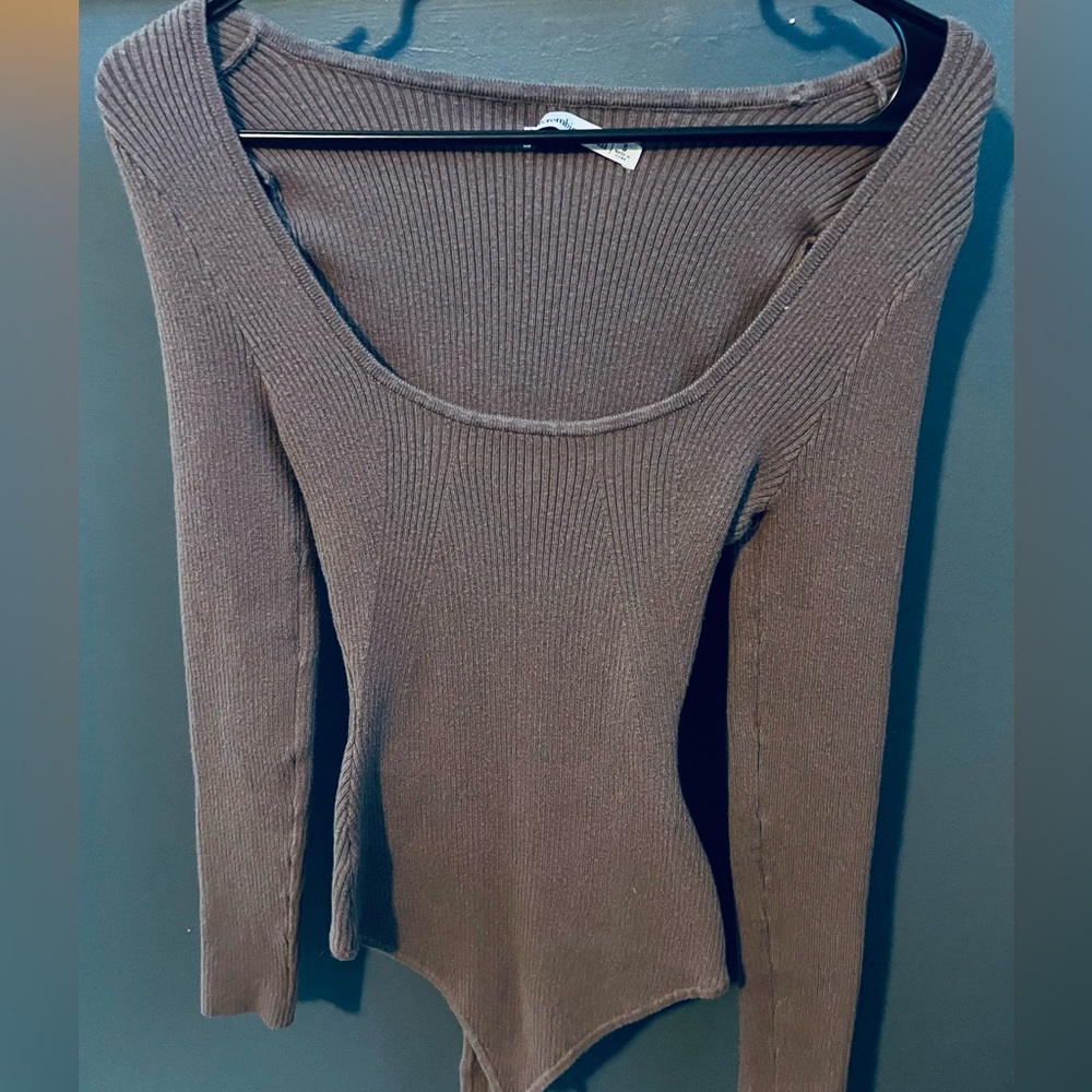 Abercrombie & Fitch Chocolate Knit Top
